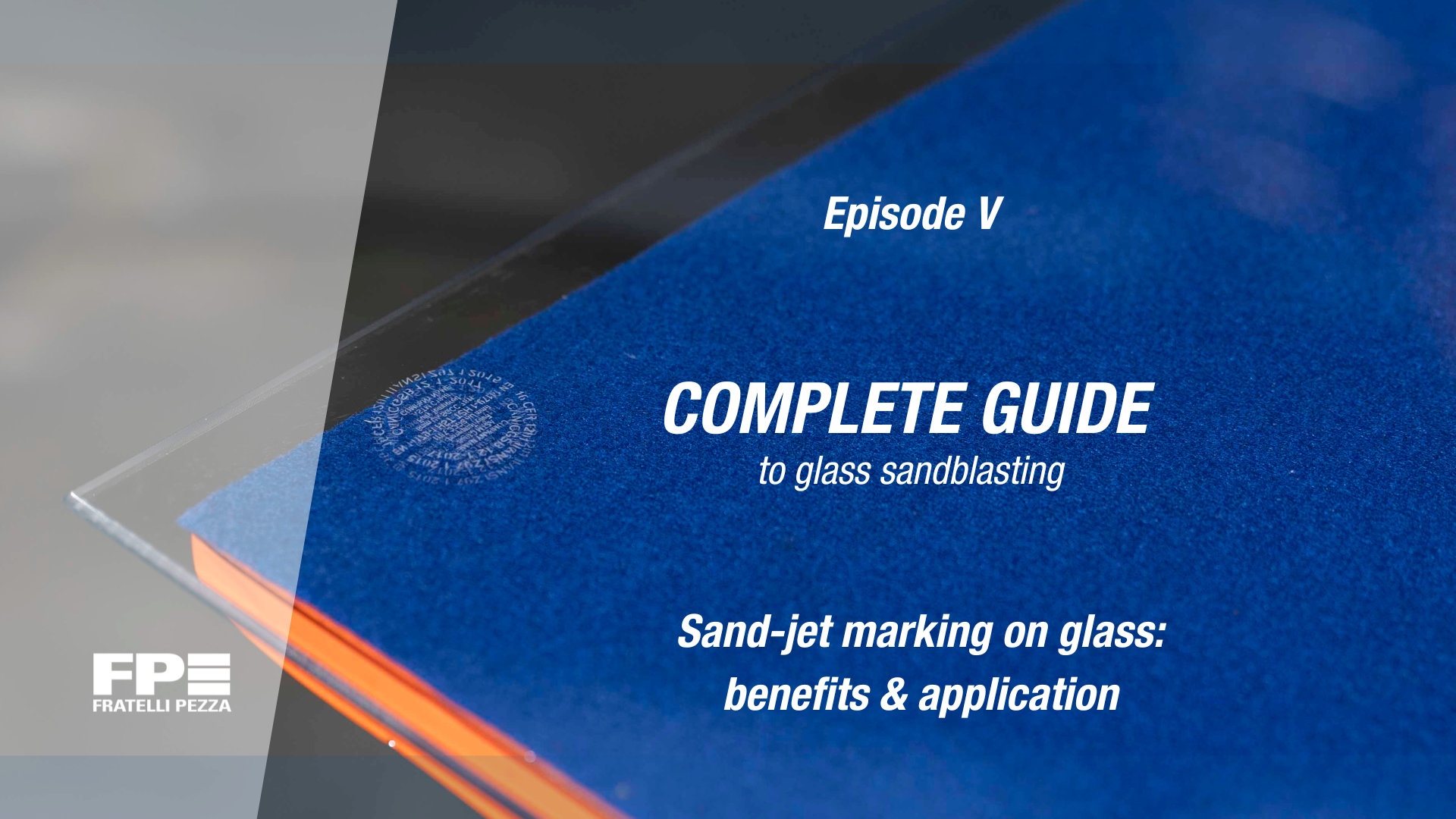 sand jet marking